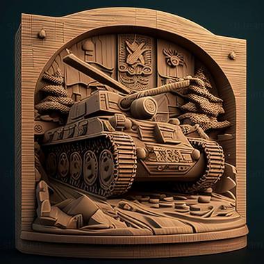 3D model Achtung Panzer  game (STL)